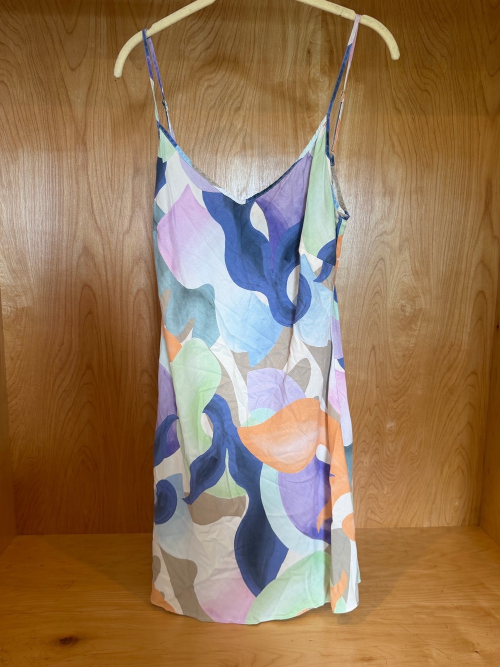 United in motion Swirl Slip Camisole Dress — Multi-Color